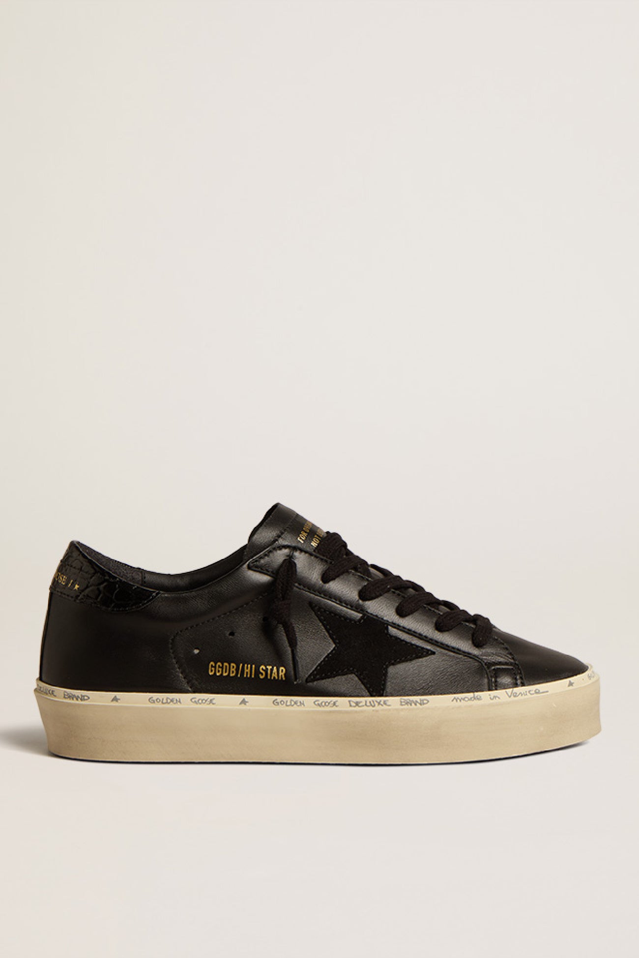 【Golden 】Hi Star Sneaker ブラック Amazon.com | Golden Goose Hi Star Leather Sneaker, 37, Black