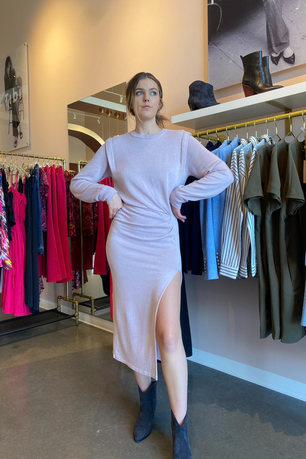 Marant Étoile Dress - Light Pink – The Fold