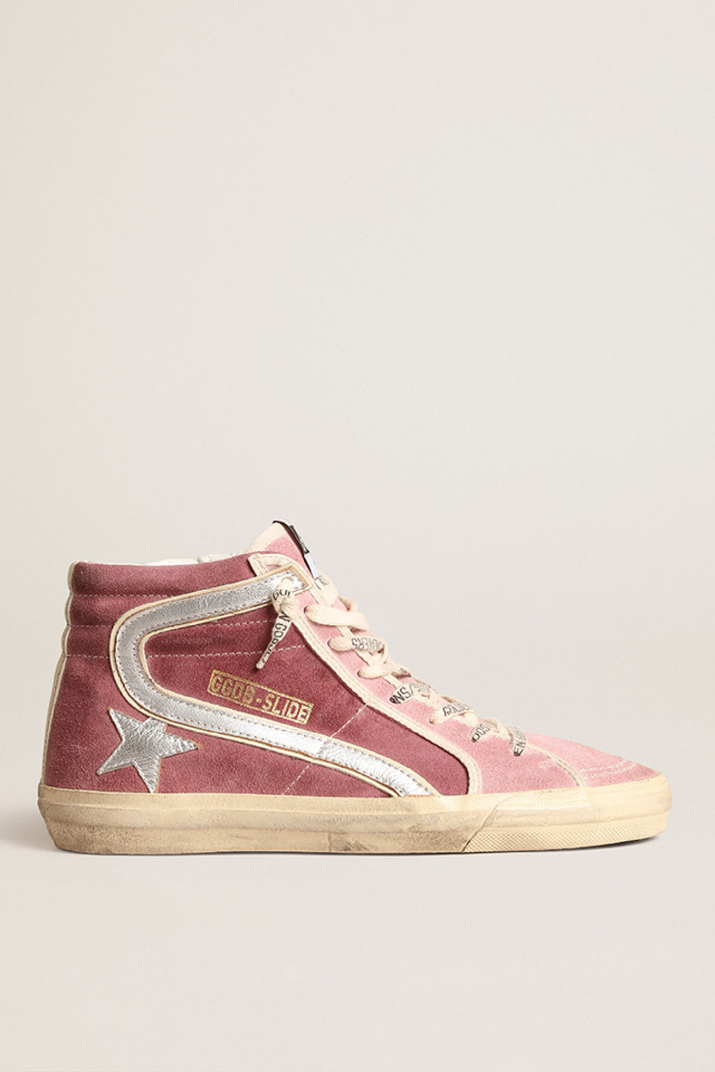 Golden Goose Slide Sneaker w. Suede Upper, Laminated Star and Leather – The  Fold