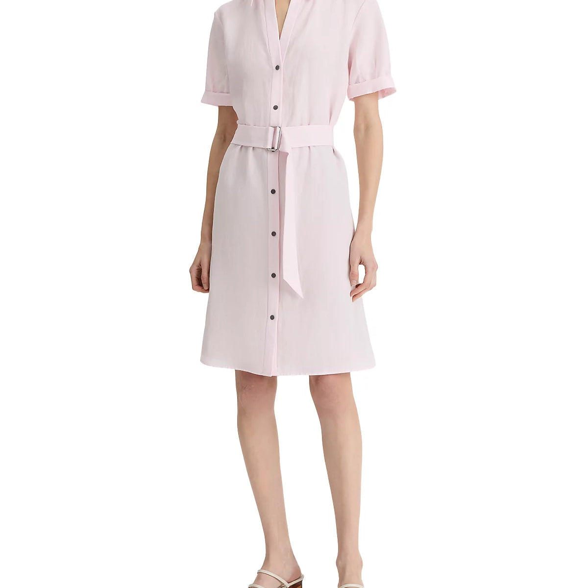 vince rolled sleeve shirt dress Long Sleeve Wrap Shirt Dress in Vince Products Women