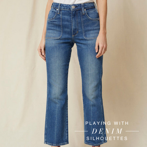 Playing with Denim Silhouettes