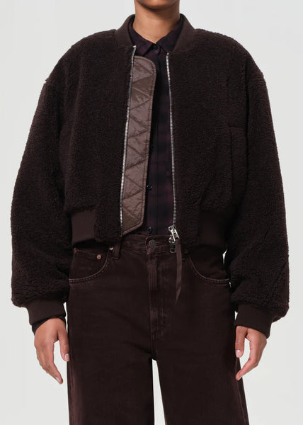 Agolde Iona Skye Jacket - Chocolate – The Fold