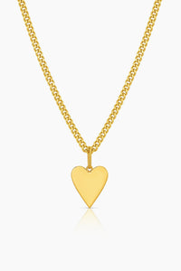 Thatch Amaya Heart Curb Necklace - 14K Gold Plated
