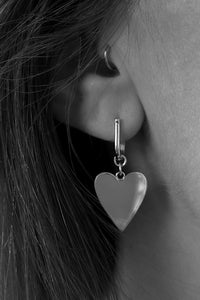 Thatch Amaya Heart Earrings - 925 Rhodium Plated