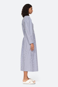 Sea NY Axelle Stripe Shirting L/S Dress - Multi