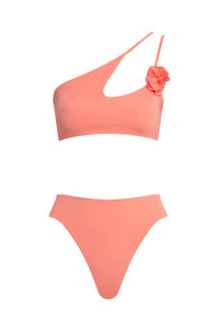 Maygel Coronel Barajas Two Piece Bikini - Peach