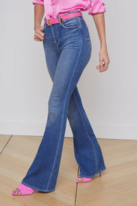 L'AGENCE Bell High Rise Flare Jean - Hasting