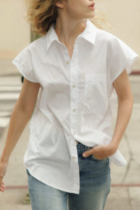 AMO Ruth Sleeveless Shirt - White
