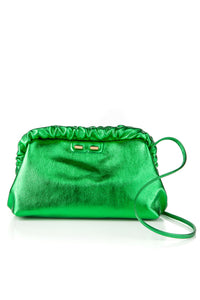 Bene Carter Bag - Metallic Emerald Green