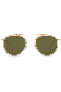 Krewe Chartres Sunglasses - Crystal 24K Polarized