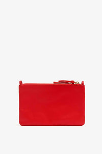 Clare V. Wallet Clutch Plus - Rouge Nappa