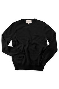Lingua Franca Cashmere Crewneck Sweater - Black