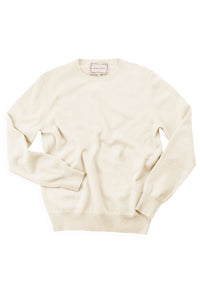 Lingua Franca Cashmere Crewneck Sweater - Ivory