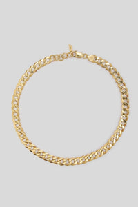 Loren Stewart Flat Curb Chain Necklace - Vermeil