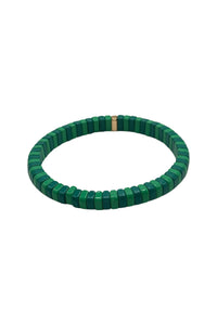 La Lumiere Duet Single Bracelet - Emerald
