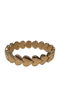 La Lumiere Hearts Bracelet - Gold