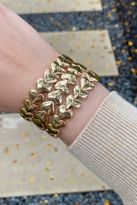 La Lumiere Hearts Bracelet - Gold