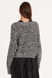 Merlette Hubert Knit Sweater - Black / White