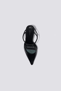 Simkhai Kaian Leather Wrap Around Strap Pump - Black
