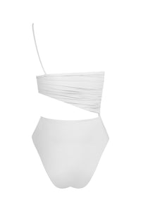 Maygel Coronel Lina One Piece Cut Out Swimsuit - Off White