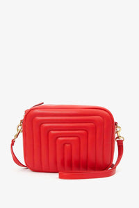 Clare V. Midi Sac - Rouge Channel Quilted Nappa