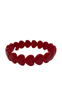 La Lumiere Hearts Bracelet - Red