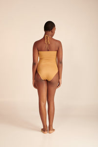 Maygel Coronel Solana One Piece Swimsuit - Champagne
