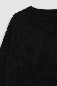Anine Bing Sydney Crew Sweater - Black