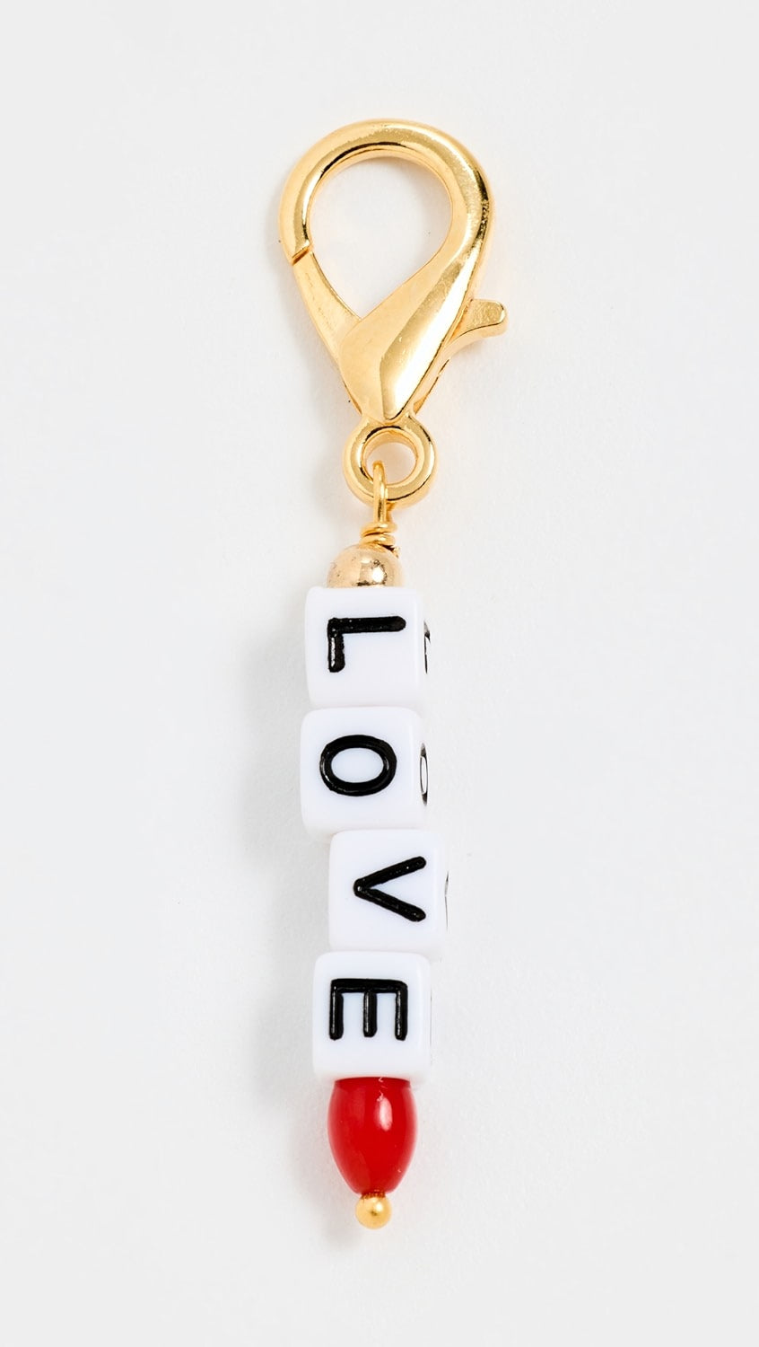 Maison Irem◆シューチャームラブ ゴールド Maison Irem INITIAL バッグチャーム - Gold | REVOLVE
