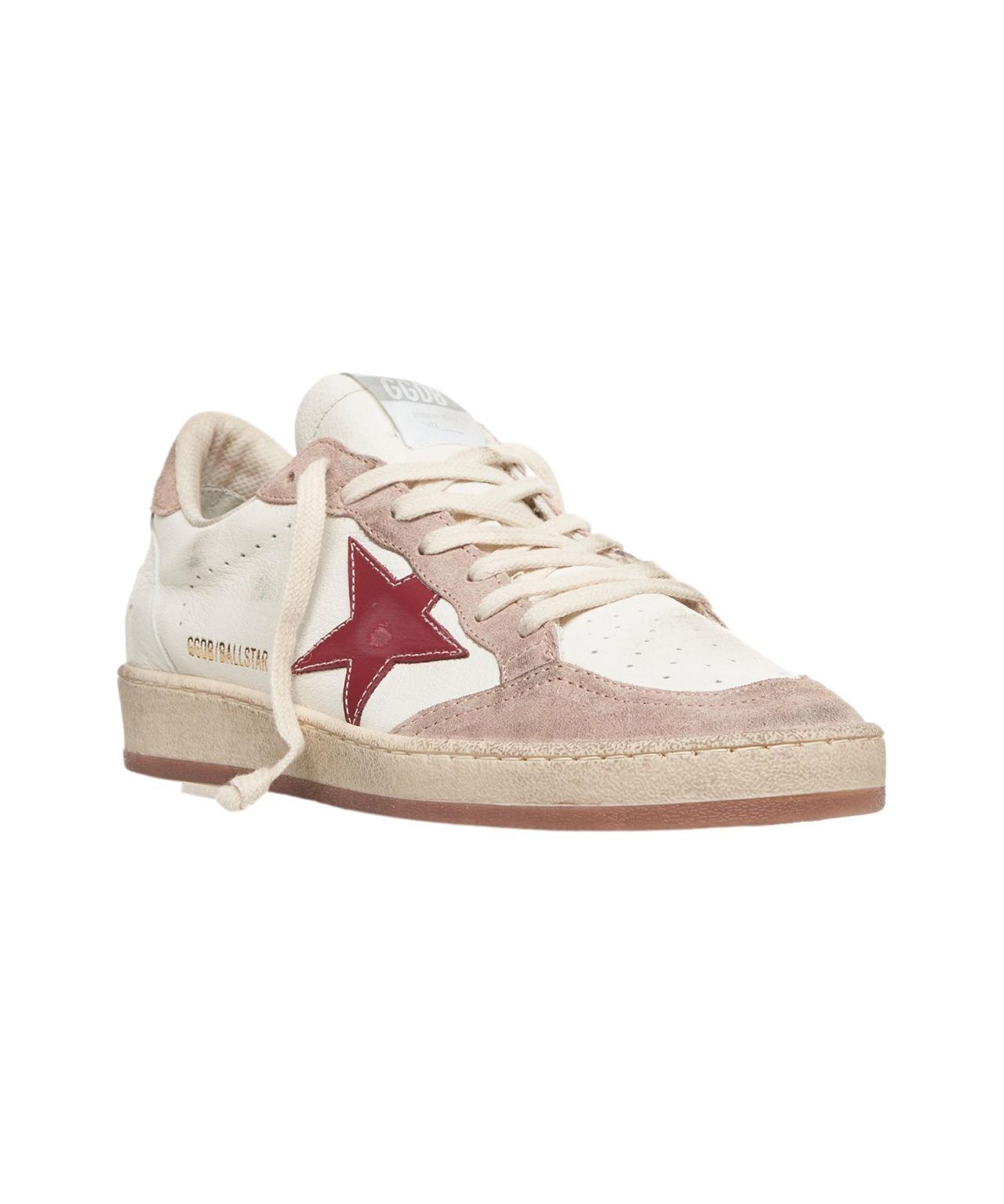 スニーカー Golden  Ball Star Nappa Sneaker Ball Star in nappa leather with gray suede star and heel tab