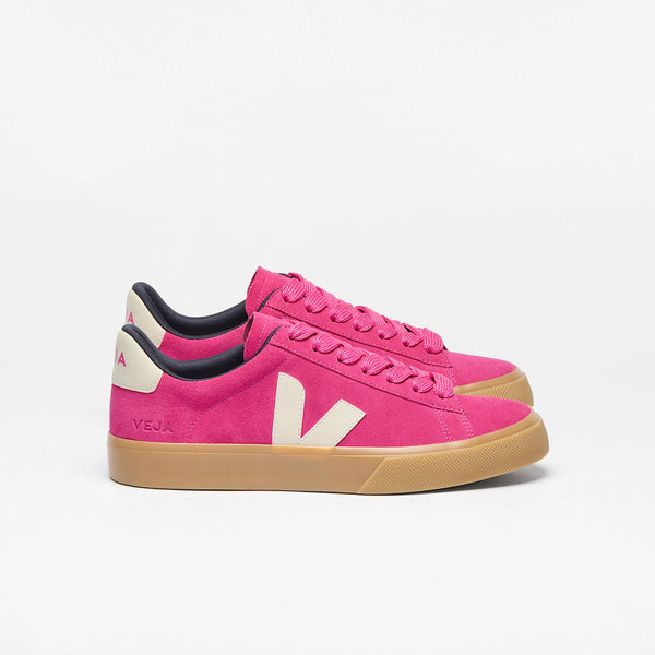 VEJA CAMPO BOLD SUEDE - PINK PIERRE NATURAL – The Fold
