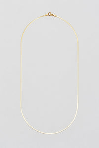 Loren Stewart Demi Herringbone Necklace - 10kt Yellow Gold