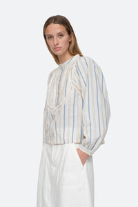 Sea Brady Stripe L/S Button Up Top - Multi – The Fold