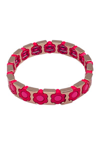 La Lumiere New York Single Bracelet - Pink Poppy