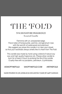 LAIT x The Fold Signature Fragrance Candle